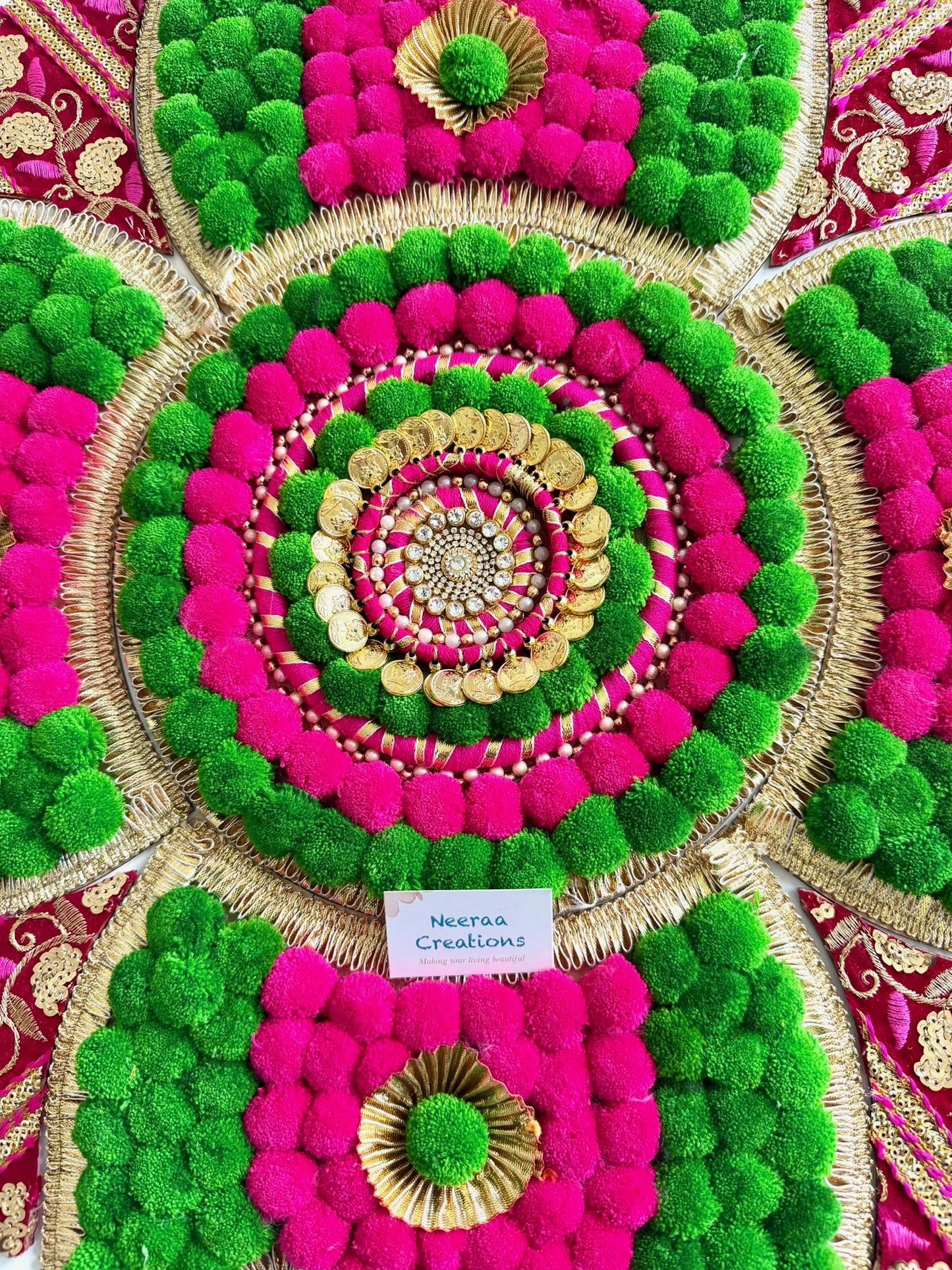 Handmade Floor Rangoli Decor