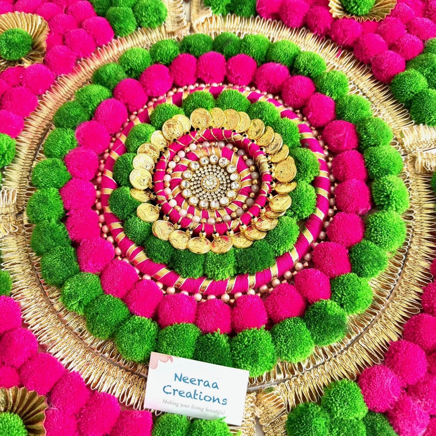 Handmade Floor Rangoli Decor