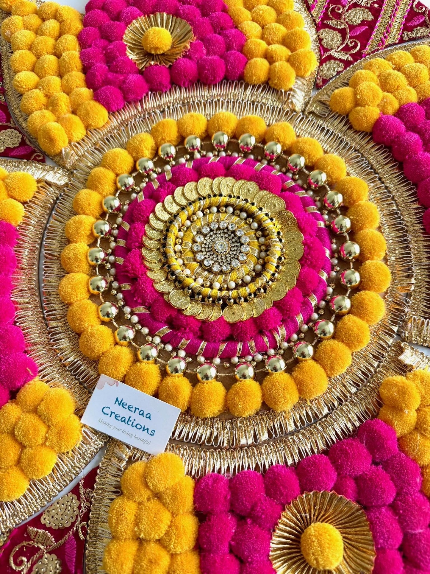 Handmade Floor Rangoli Decor