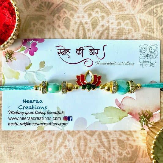 Lotus Rakhi for Brother