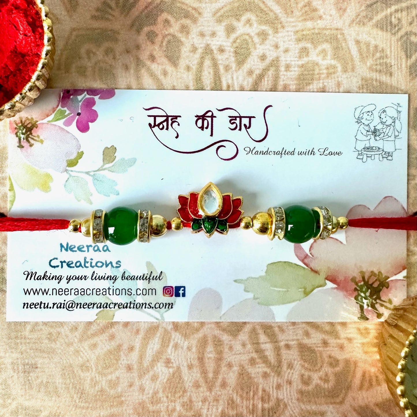 Lotus Rakhi for Brother