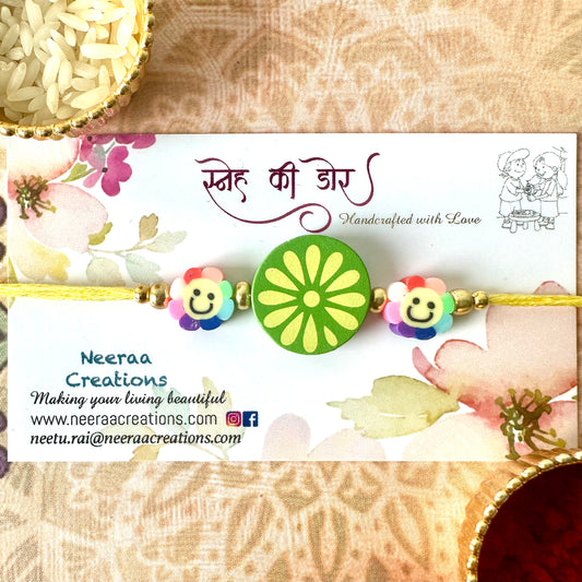 Smiley Rakhi for Kids