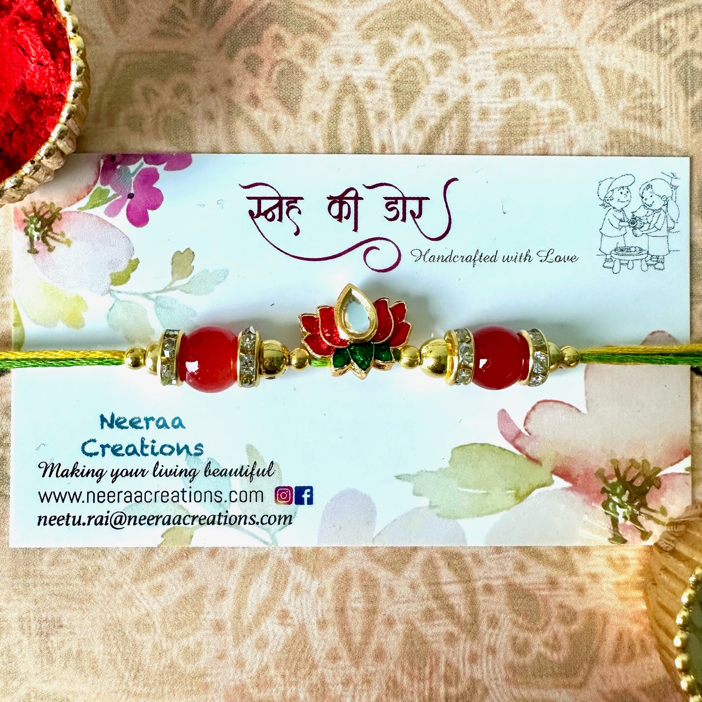 Lotus Rakhi for Brother