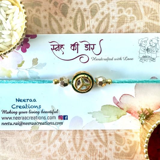 Kundan Rakhi for Kids